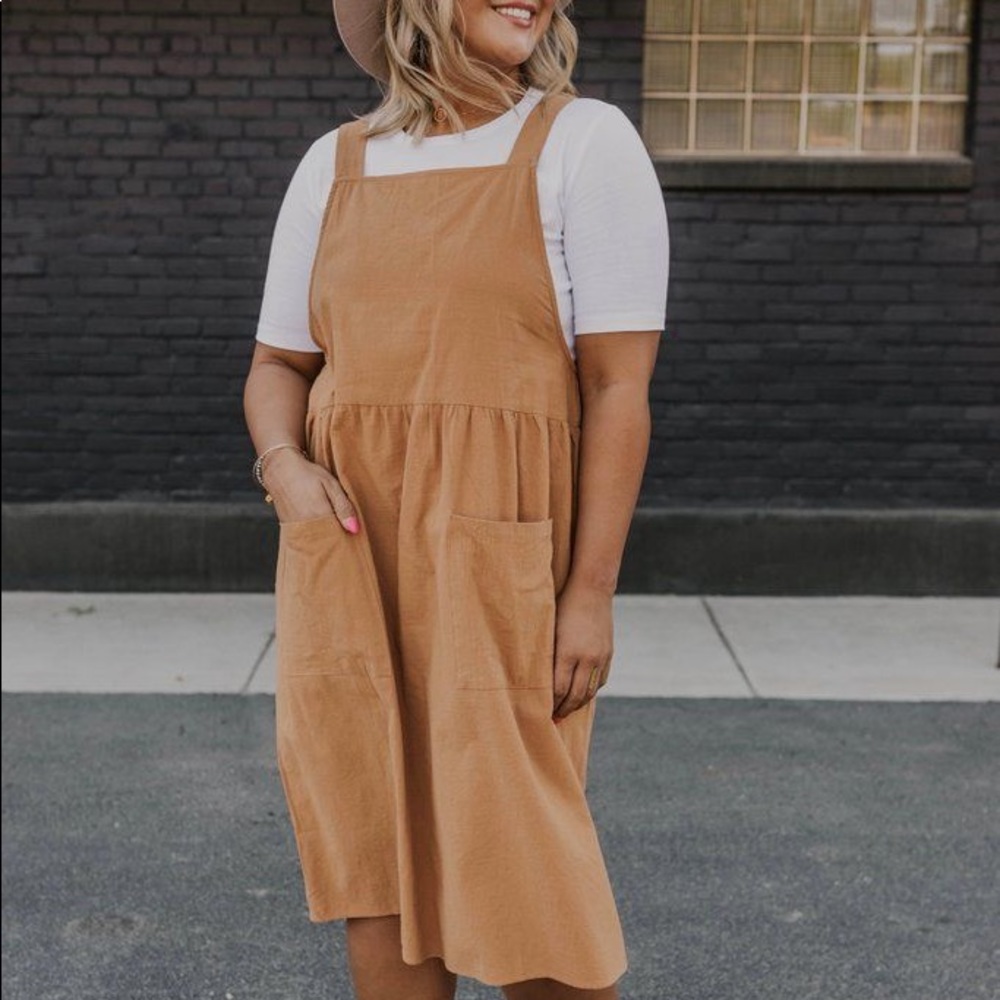 ISO Roolee Jumper Dress with front pockets